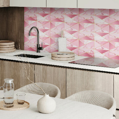 Panel pcv Geometryczne wzory z marblami