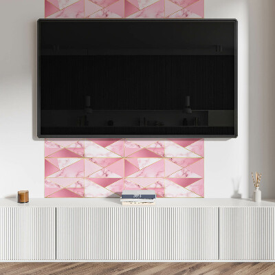 Panel pcv Geometryczne wzory z marblami