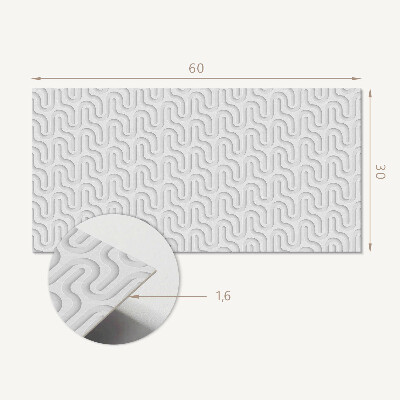 Panel pcv Fale w teksturze 3D