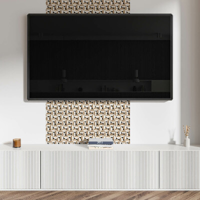 Panel na ścianę Geometryczny wzór w trójkąty