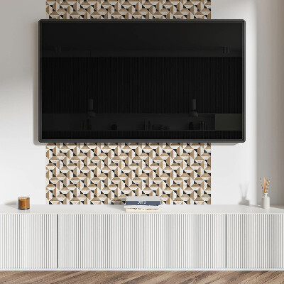 Panel na ścianę Geometryczny wzór w trójkąty