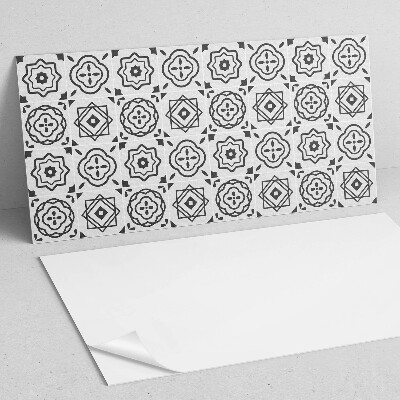 Panel na ścianę Wzory geometryczne w kwadratach