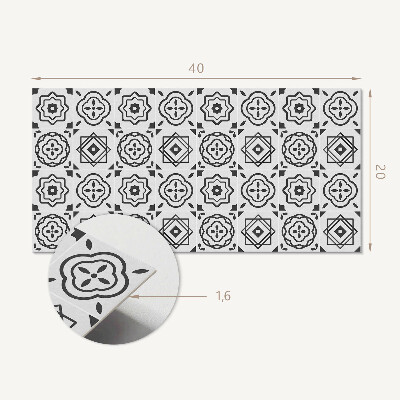 Panel na ścianę Wzory geometryczne w kwadratach