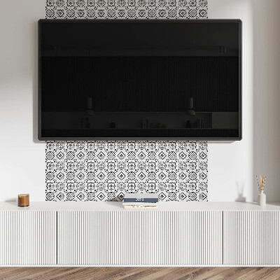 Panel na ścianę Wzory geometryczne w kwadratach