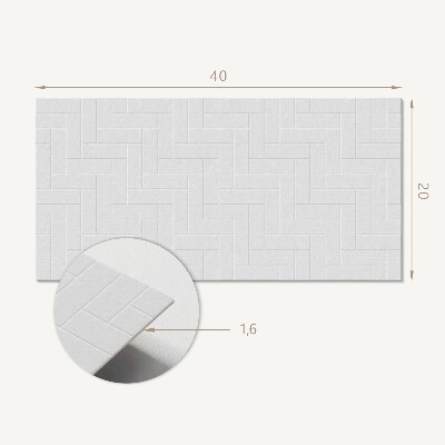 Panel na ścianę Wzór cegieł w jodełkę