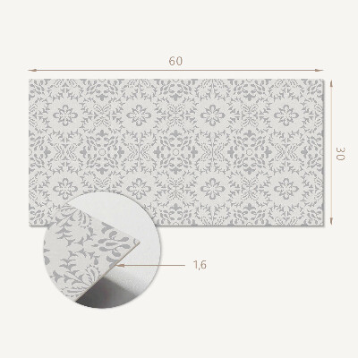 Panel na ścianę Wzór florystyczny z detalami