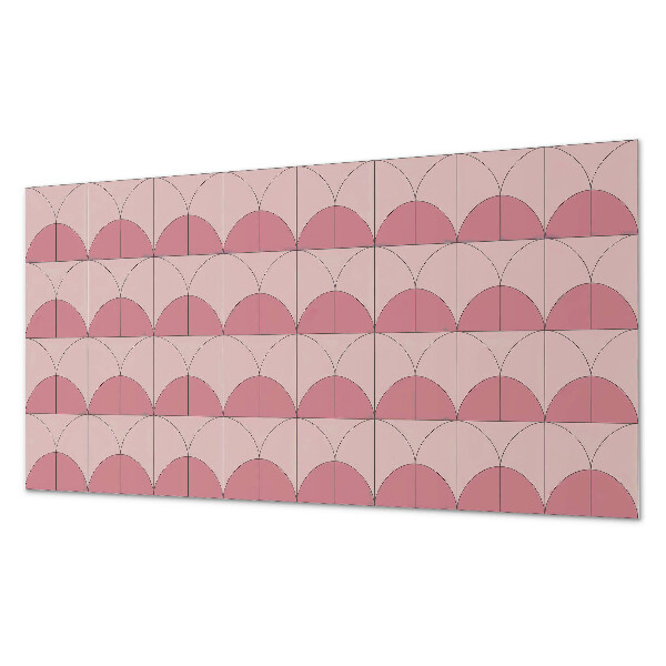Panel pcv Geometryczne półkola w układzie