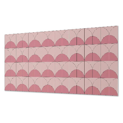 Panel pcv Geometryczne półkola w układzie