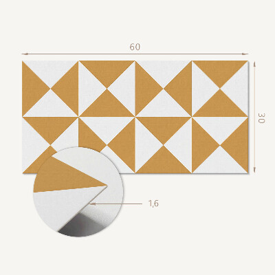 Panel na ścianę Geometryczny wzór trójkątów