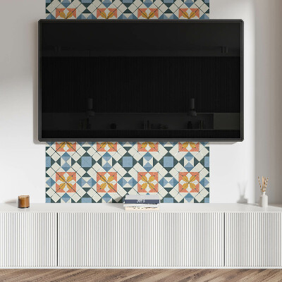 Panel na ścianę Geometryczny wzór kwiatowy