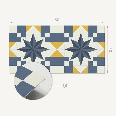 Panel pcv Geometryczny wzór gwiazdy