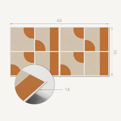 Panel pcv Abstrakcyjne geometryczne kształty