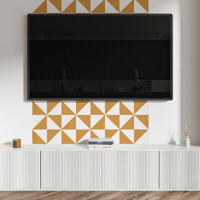 Panel pcv Geometryczne trójkąty w kwadratach