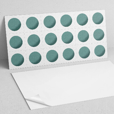 Panel na ścianę Geometryczne okręgi w siatce