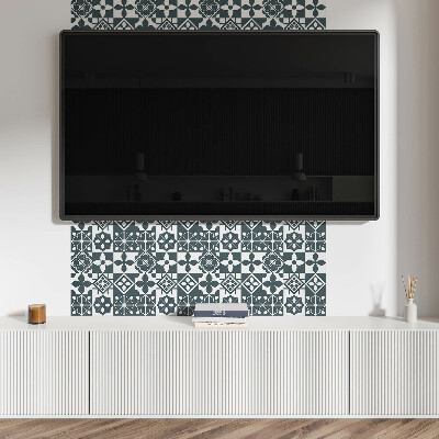 Panel na ścianę Wzory geometryczne w kafelkach