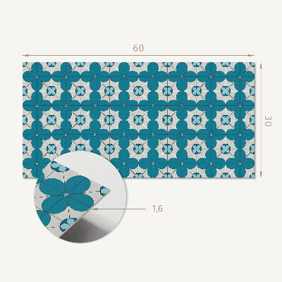 Panel na ścianę Geometryczny wzór kwiatowy
