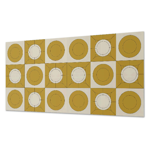 Panel pcv Geometryczny wzór z okręgami