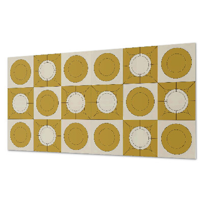 Panel pcv Geometryczny wzór z okręgami