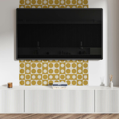 Panel pcv Geometryczny wzór z okręgami
