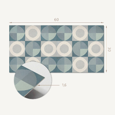 Panel na ścianę Geometria okręgów i kształtów