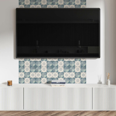 Panel na ścianę Geometria okręgów i kształtów