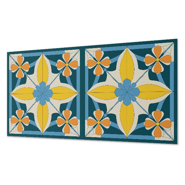 Panel pcv Kwiatowy wzór geometryczny