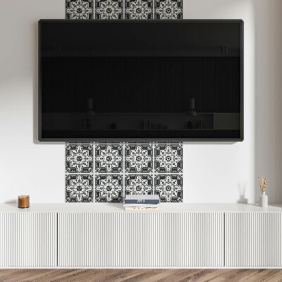 Panel na ścianę Kwiatowy wzór z ornamentami