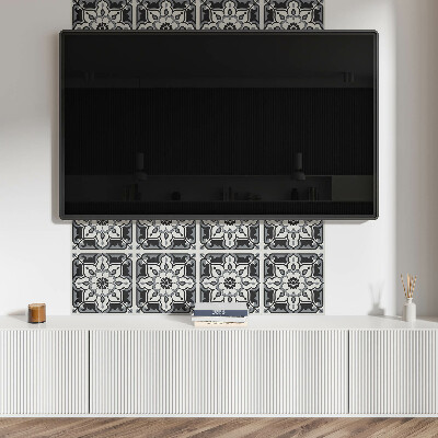 Panel na ścianę Kwiatowy wzór z ornamentami