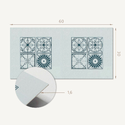 Panel pcv Geometryczne wzory kafli