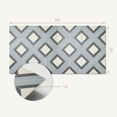 Panel pcv Geometria w pastelach