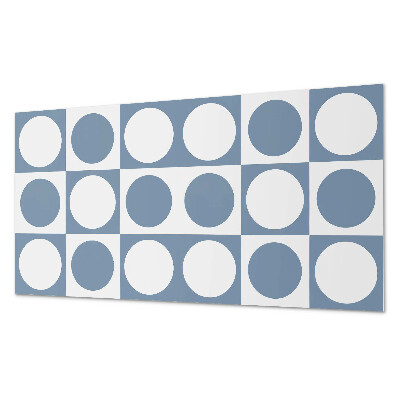 Panel pcv Geometryczne okręgi w siatce