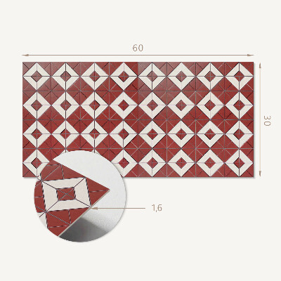 Okładzina ścienna Geometryczne wzory w układzie