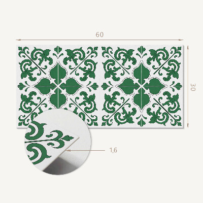 Panel na ścianę Wzór roślinny z ornamentami