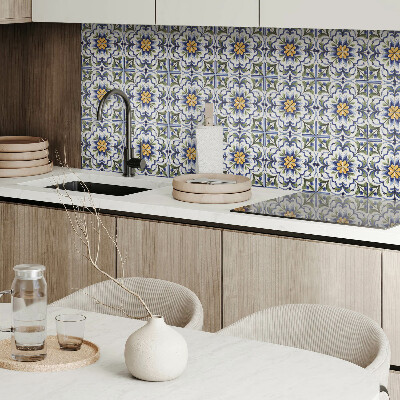 Okładzina ścienna Kwiatowy wzór ceramiczny