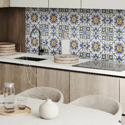 Okładzina ścienna Kwiatowy wzór ceramiczny