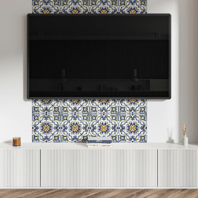 Okładzina ścienna Kwiatowy wzór ceramiczny