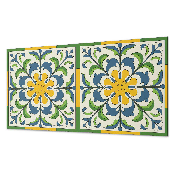 Panel pcv Motyw kwiatowy z liśćmi