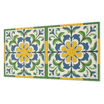 Panel pcv Motyw kwiatowy z liśćmi