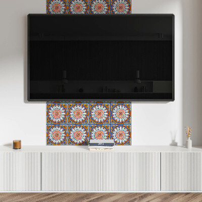 Panel na ścianę Wzór kwiatowy z detalami