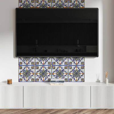 Panel na ścianę Wzór roślinny z ornamentami