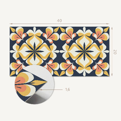 Panel na ścianę Geometryczny wzór kwiatowy
