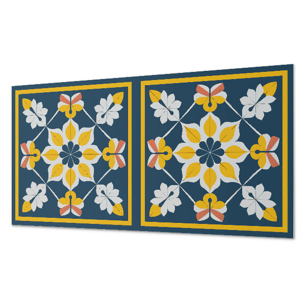 Panel pcv Kwiatowy wzór w symetrii