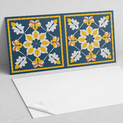 Panel pcv Kwiatowy wzór w symetrii
