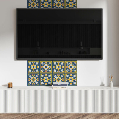 Panel pcv Kwiatowy wzór w symetrii