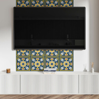 Panel pcv Kwiatowy wzór w symetrii