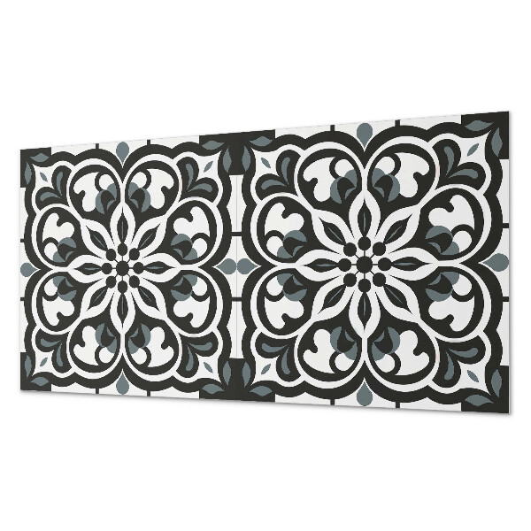 Panel na ścianę Wzór kwiatowy z ornamentami