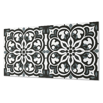 Panel na ścianę Wzór kwiatowy z ornamentami