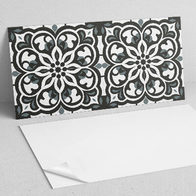 Panel na ścianę Wzór kwiatowy z ornamentami