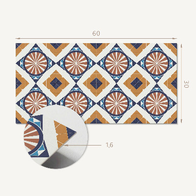 Panel na ścianę Geometryczny wzór z okręgami