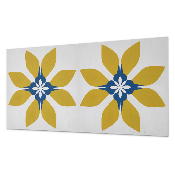 Panel pcv Kwiatowy wzór z liśćmi